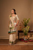 IVORY RESHAM EMBROIDERED SOFT SILK SAREE