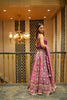 PINK & PURPLE BANARASI SILK LEHENGA