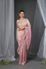 FLAMINGO PINK EMBROIDERED TISSUE SAREE