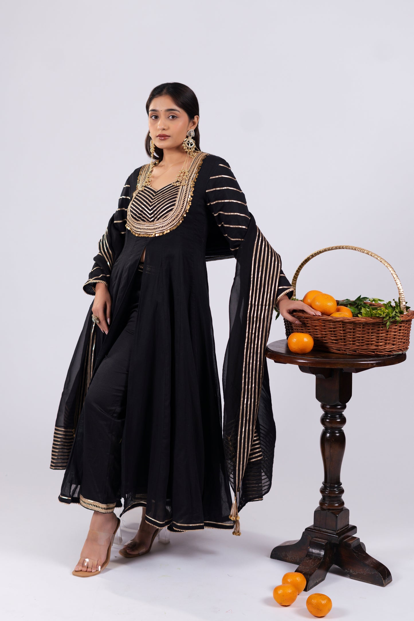 BLACK ANARKALI SET