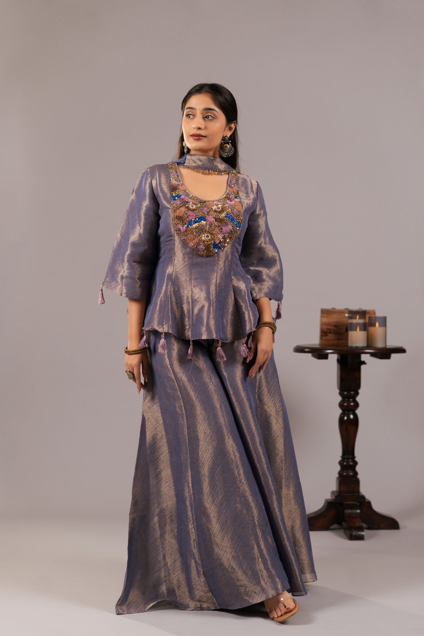 AFRICAN VIOLET PALAZZO TISSUE SET