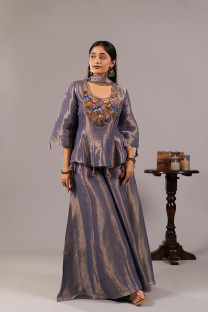 AFRICAN VIOLET PALAZZO TISSUE SET