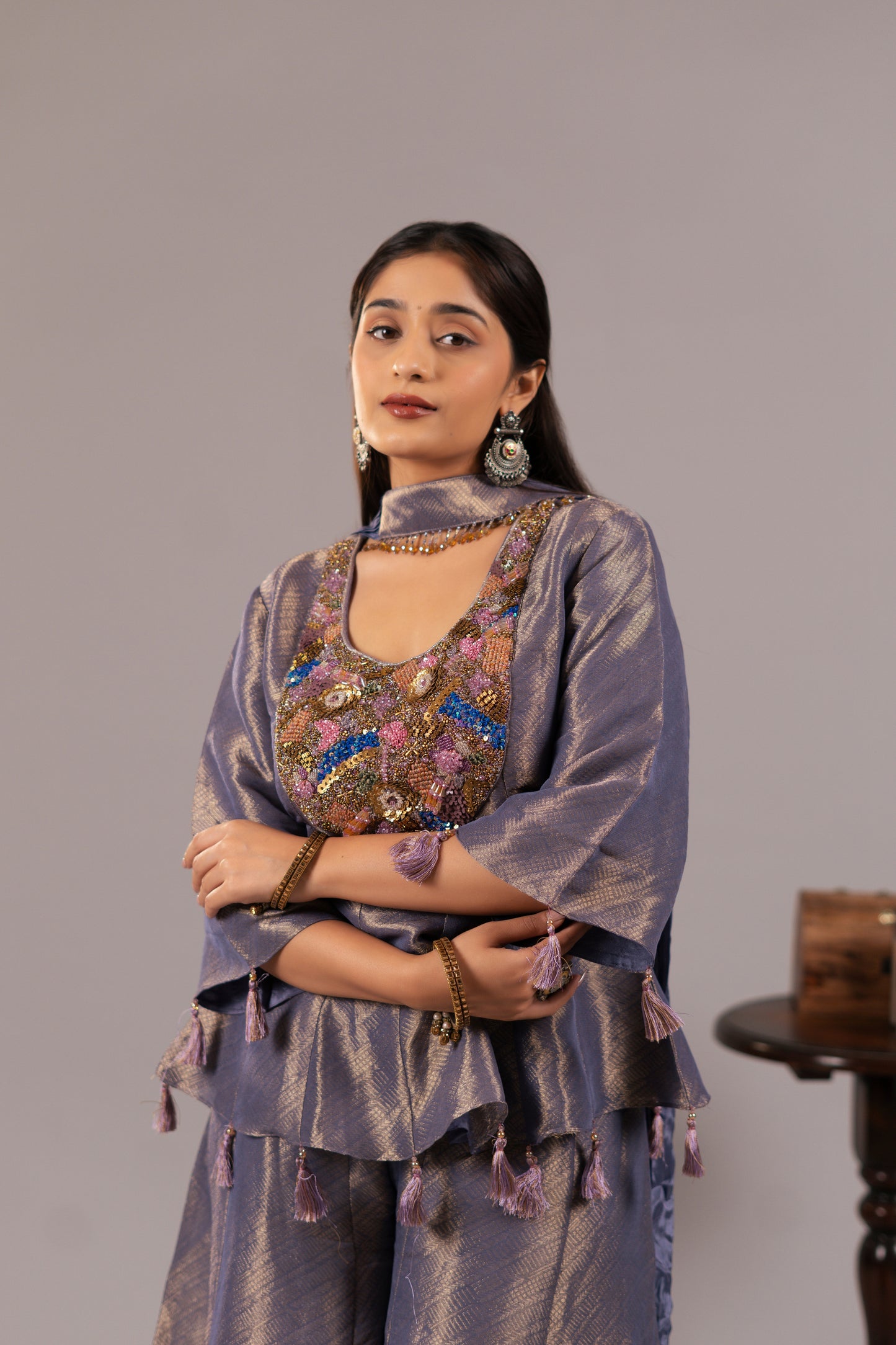 AFRICAN VIOLET PALAZZO TISSUE SET