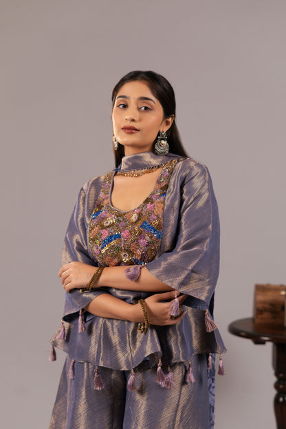 AFRICAN VIOLET PALAZZO TISSUE SET