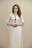 POWDER WHITE SILK KURTA SET