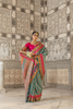 PASTEL TEAL GAJI SATIN SAREE