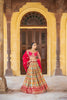 AMBER YELLOW BANARASI TISSUE LEHENGA