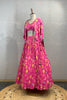 BRIGHT PINK PRINTED LEHENGA SET