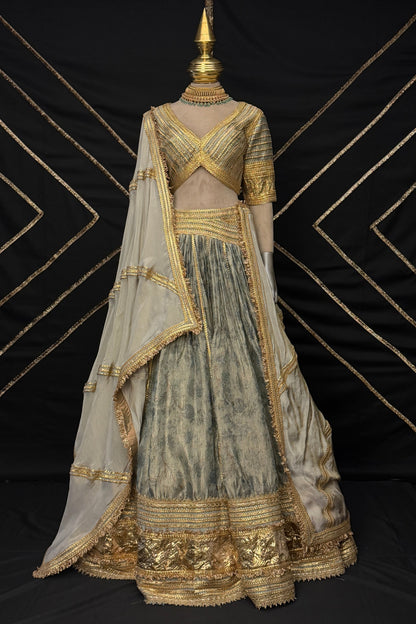 Sage Green Lehenga