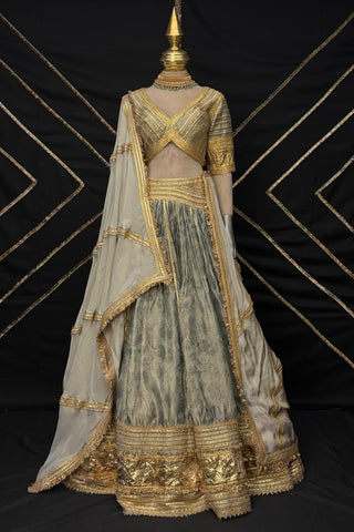 Sage Green Lehenga