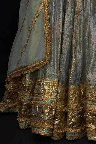 pastel pista green lehenga alternate