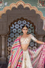 PORCELAIN WHITE TISSUE SILK LEHENGA