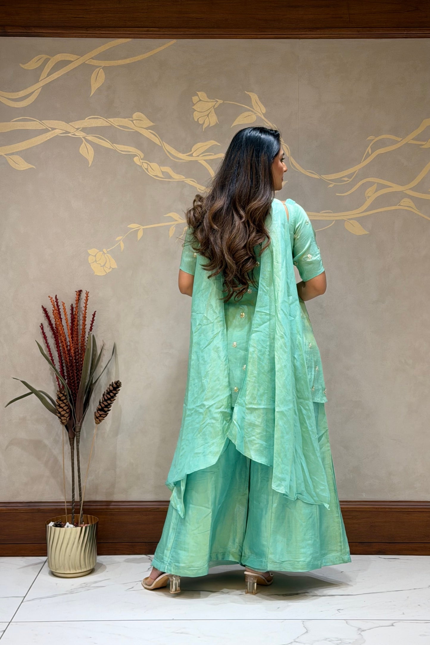 Meher Indo-Western – Tissue Silk