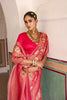 RED & PINK BANARASI SATIN RANGKAT SAREE