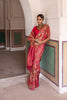 RED & PINK BANARASI SATIN RANGKAT SAREE