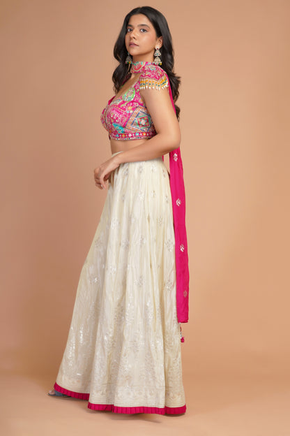 MAGENTA PINK PALAZZO SET