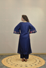 SPACE BLUE SILK KURTA SET