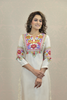 IVORY SILK EMBROIDERED KURTA SET