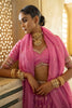 ROUGE PINK DOLA SILK LEHENGA