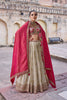 IVORY BANARASI TISSUE LEHENGA