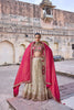 IVORY BANARASI TISSUE LEHENGA