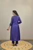 INDIGO PURPLE A-LINE KURTA SET