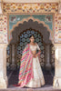 PORCELAIN WHITE TISSUE SILK LEHENGA