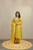 CITRINE YELLOW SILK KURTA SET