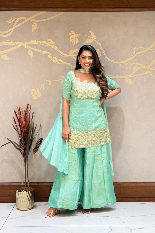 Meher Indo-Western – Tissue Silk