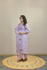 LILAC SOFT SILK KURTA SET