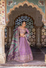 LILAC SOFT TISSUE EMBROIDERED LEHENGA