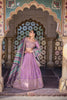 LILAC SOFT TISSUE EMBROIDERED LEHENGA